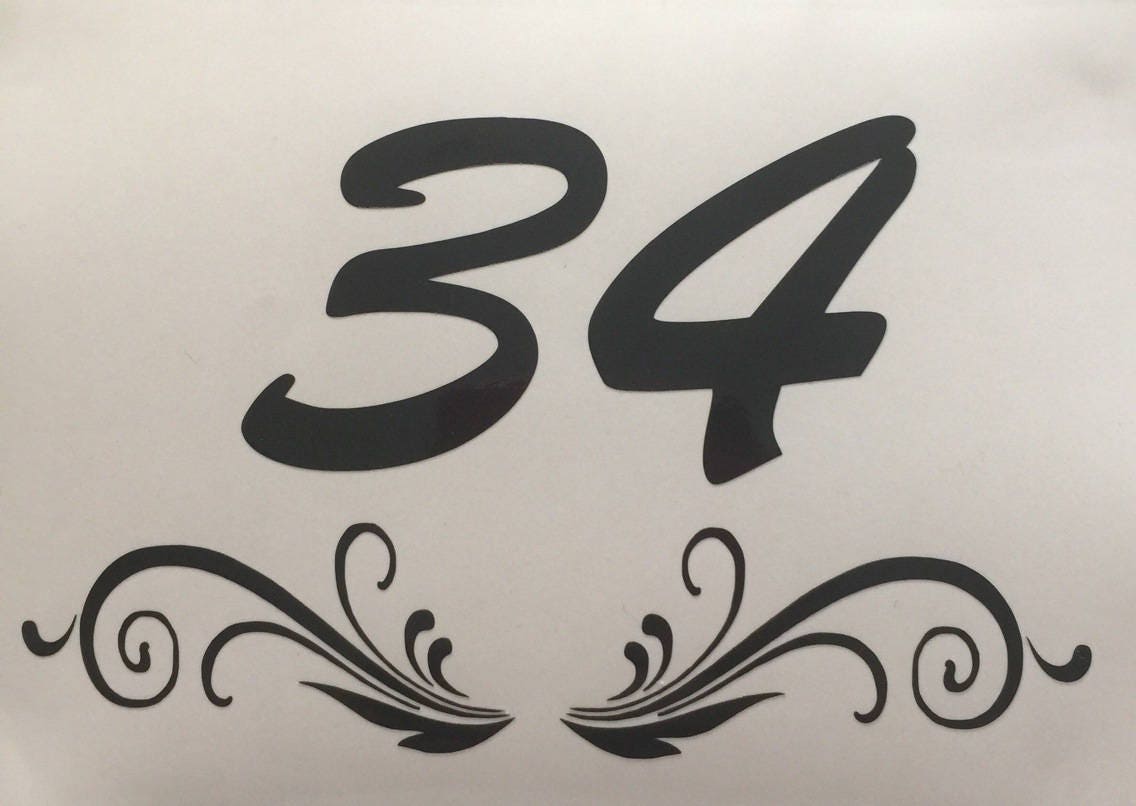 * Sticker numéro pour Boite aux Lettres *