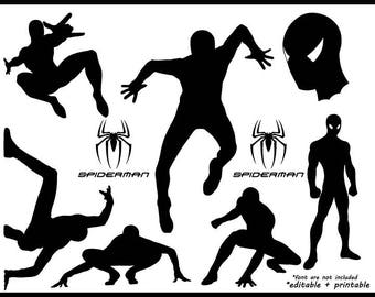 Spiderman logo | Etsy