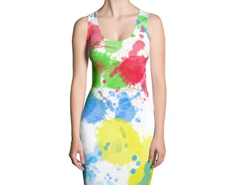 Paint Splatter Dress