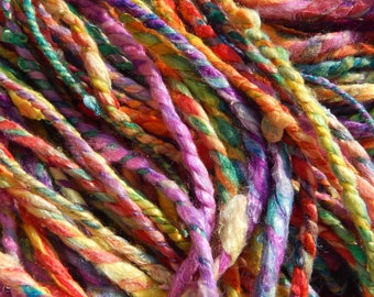 Candy Oh! 2-Handspun Silk Yarn
