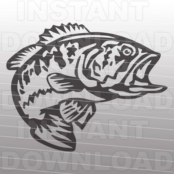 Free Free 156 Largemouth Bass Bass Svg SVG PNG EPS DXF File