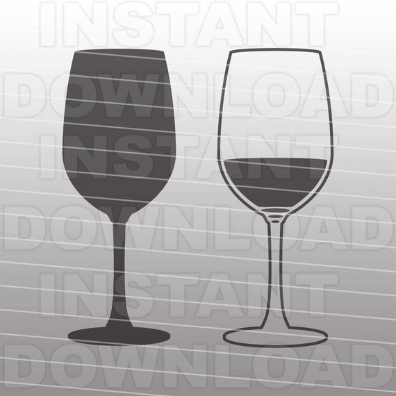 Download Wine SVG File,Wine glass SVG,Wedding SVG-Cutting Template ...