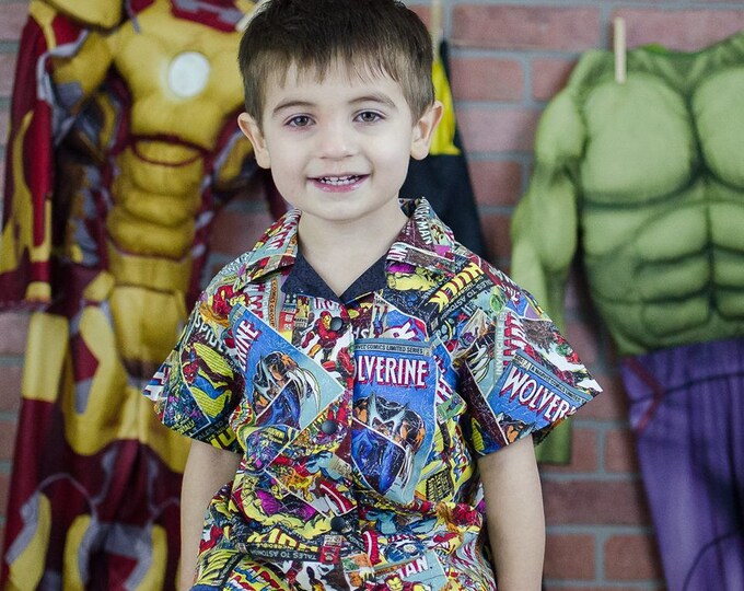 Super Hero Shirt - Star Wars Shirt - Spiderman Shirt- Batman Shirt - Little Boys Shirt - Super Hero Party - sizes 3T to 10 years