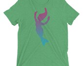 Back To The 80s! Mermaid Print Short sleeve t-shirt