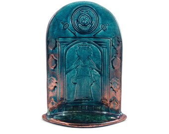 Hecate's (Hekate's) Shrine Handmade Raku Pottery