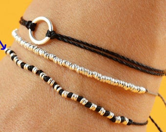 Sterling silver woven bracelet