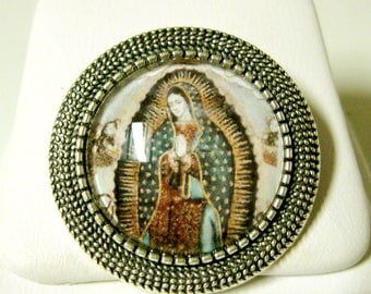 Our Lady of Guadalupe brooch/pin - BR09-019