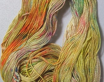 Hand Painted Pearl Cotton #12 Painters Threads Tentakulum Germany IngeMeta 130