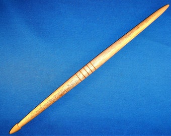 0.875 oz Ash Wood Traditional Bulgarian Style Support, Drop Spindle - Handmade