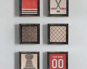 Chicago Blackhawks, Hockey, Sports, Wood Art, Wood Block, Wall Art, Home Decor, Blackhawks Baby, Nursery Decor, Kids Room, Interior Decor