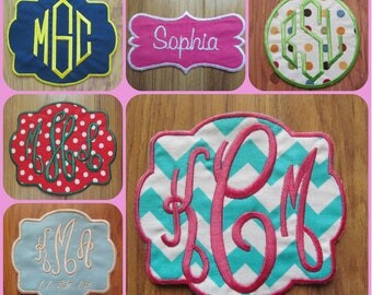 Personalized Patch Monogram Patch Custom Patches Iron On Patches Embroidered Patches Name Patches Backpack Patches Patches for Clothes