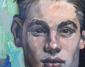 You Spin Me Like a Record, oil on canvas panel, 11x14 inches by Kenney Mencher