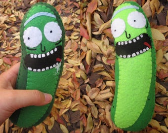 Pickle Rick ! Plush (2 color choices)