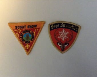 Vintage Boy Scout Patches, Merit Badges, 1977 Scout Show, June Mountain Patch
