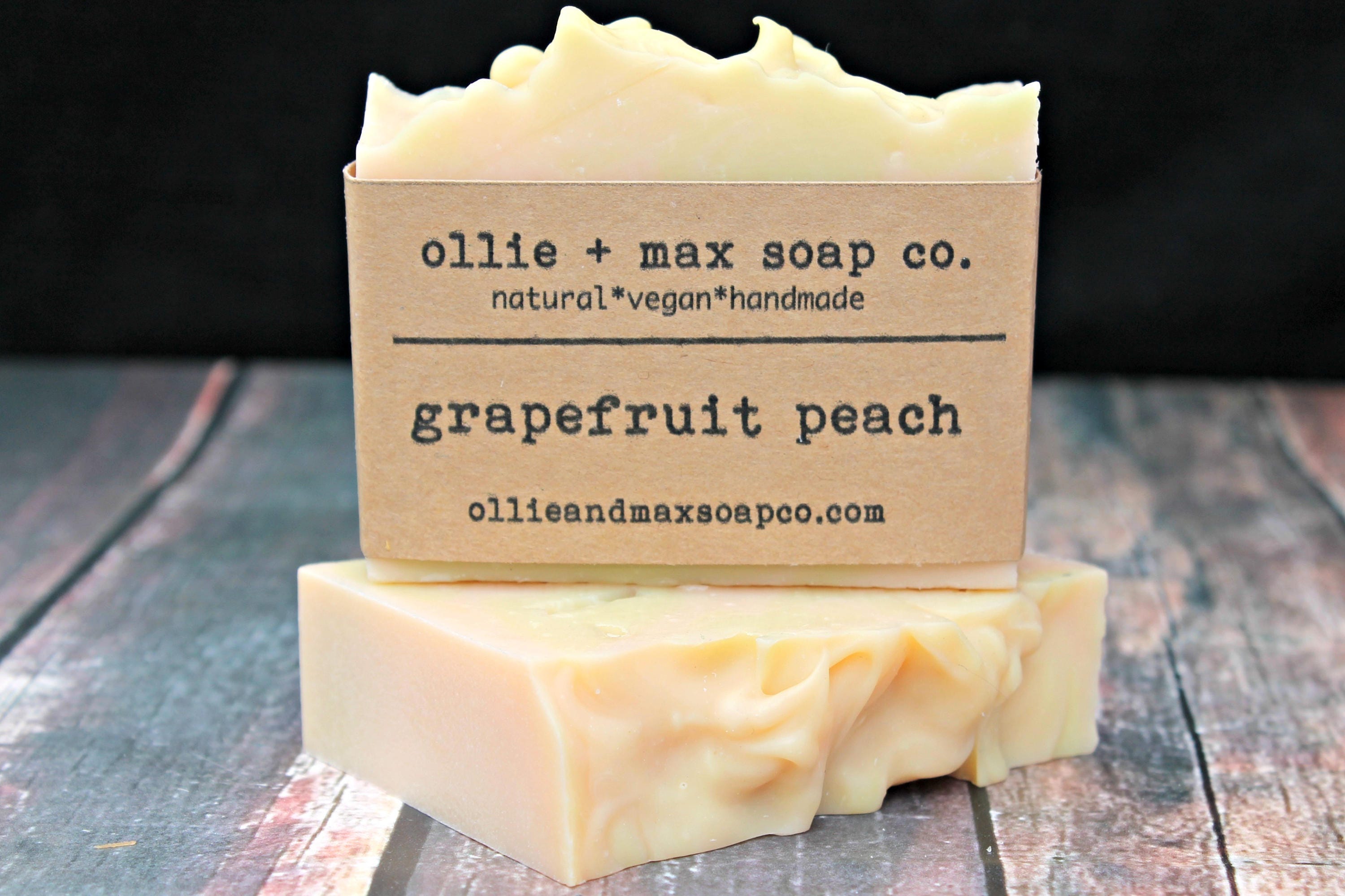 Grapefruit Peach Soap Cold Process Soap Natural Soap