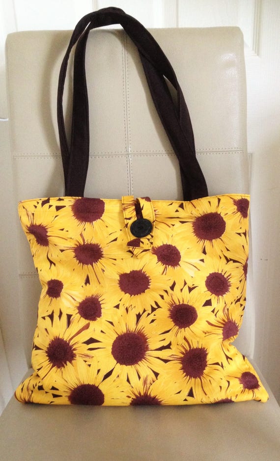 Sunflower Tote Bag Sunflower Handbag Sunflower Tote