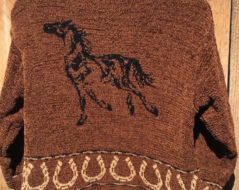 Equestrian Cardigan Sweater