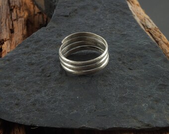 Authentic Ancient Viking Coil Snake Pinky Ring C.866-1067 A.D. Size 9 1/2 (19.5mm)(brr1084) Vikking Ring