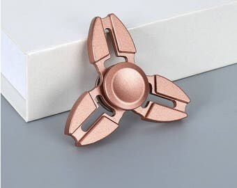 Finger Spinner--Fidget Hand Spinner--Rose Gold-Crab clamp Fidget Spinner--Fidget Toys--Desk toys-Stress balls