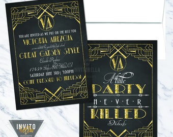 Great Gatsby Invitation