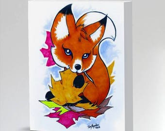 Baby Fox Nursery decor kids room art Fox Nursery Art Print 8x10 11x14 16x20 fox drawing