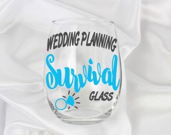 This is my wedding planning glass, wedding planning glass, Bride to be gift, engagement gift for her, wedding planning gift, wine glass