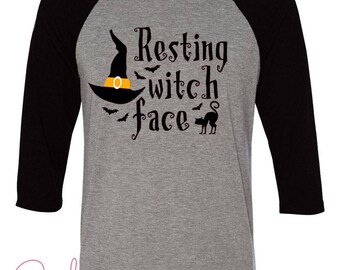 Resting Witch Face Halloween Shirt