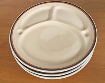 McNicol Divided Plates - Set of 3