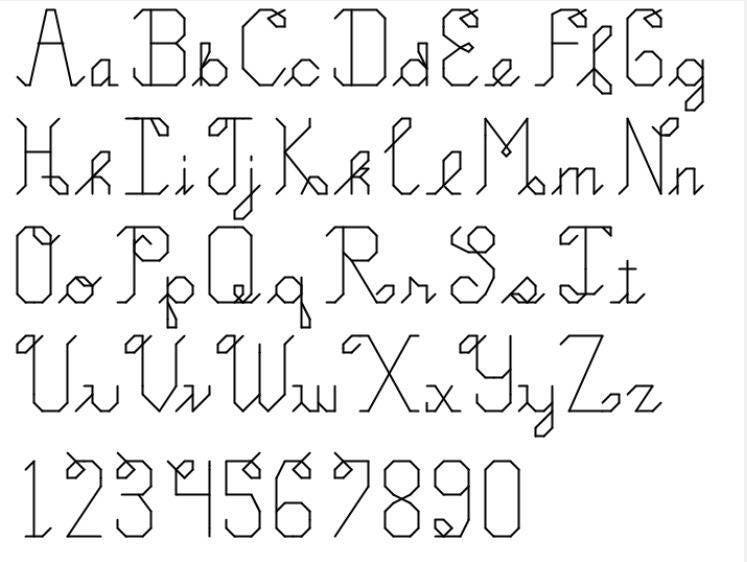 loopy cursive font