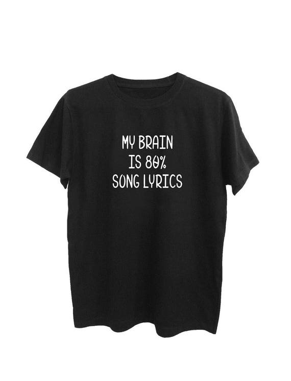 funny song lyrics shirts