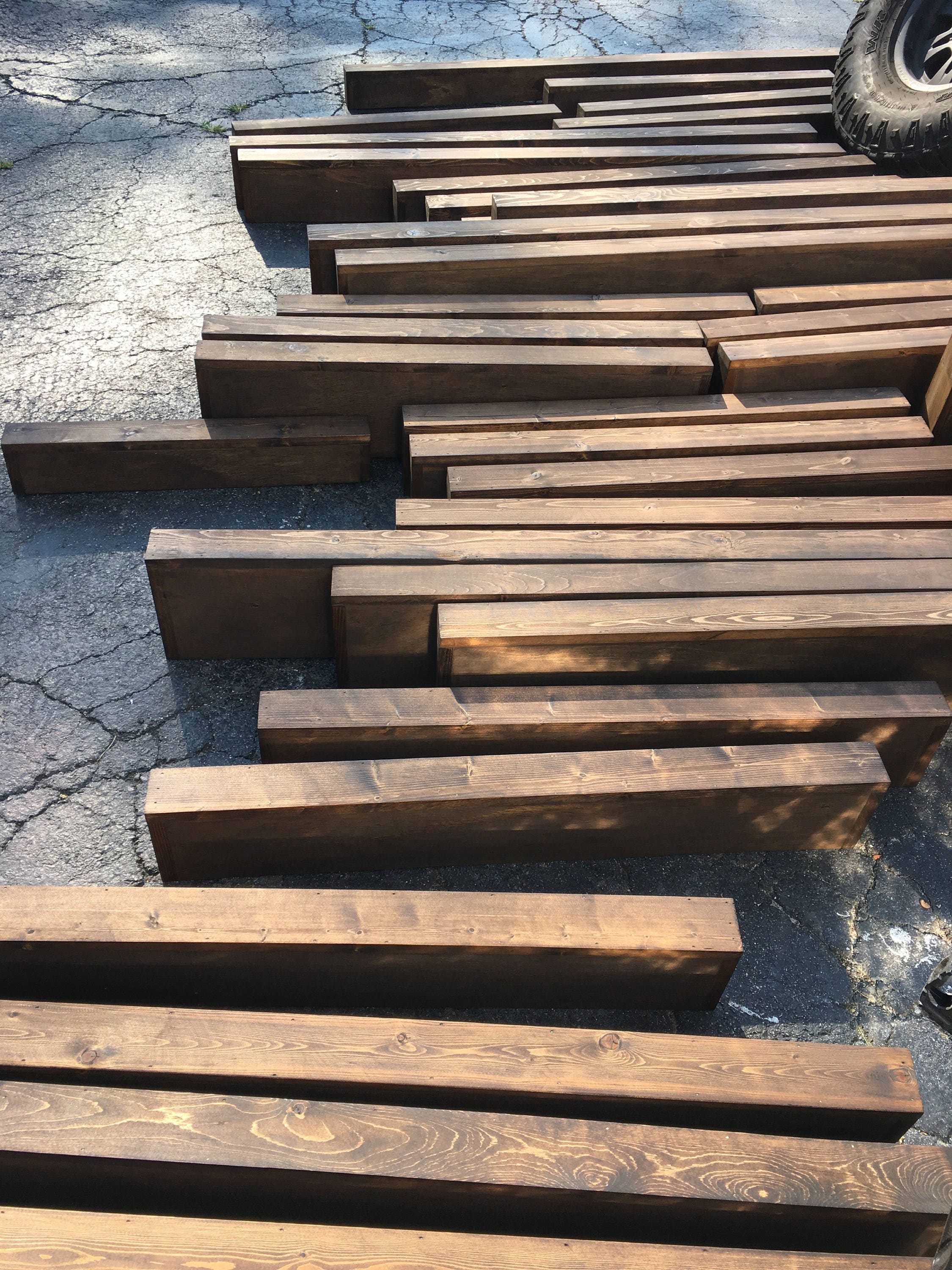 FREE SHIPPING Wood Floating Shelves Primitive Shelf