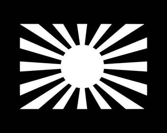 Rising Sun Made In Japan JDM Japanese Sticker For Car Stickers And - Foto 2