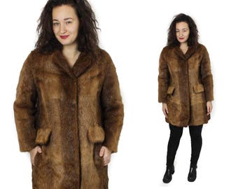 Real fur coat | Etsy