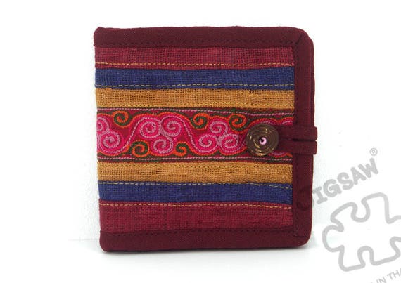 fabric clutch wallet