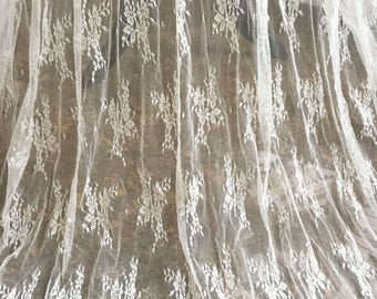 Butterum French Plain Lace FLP-006/2 Fabric
