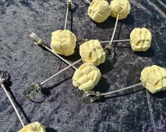 Universal detachable wicks, fire hula hoop