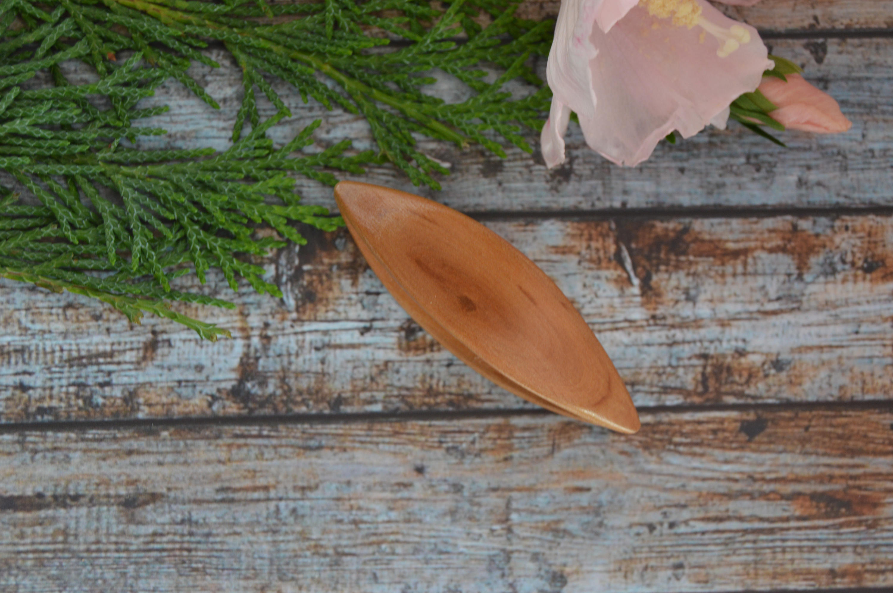 SALE Wooden Tatting Shuttle Hand Made of cherry Wood handmade shuttle