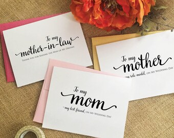 Wedding card to my mother card mother of the groom gift mother of the groom card mother of bride card wedding card mother of the bride gift