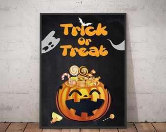 trick or treat halloween halloween decor halloween wall decor halloween home - Halloween Wall Decorations trick or treat halloween halloween decor halloween wall decor halloween home - Halloween Wall Decorations
