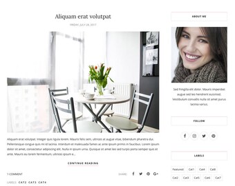 Blogger Template Responsive, Blogger Theme, Premade Blogger Templates, Blogspot Template Minimal, Blogger Blog - Mirmande