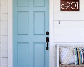 Address Plaque | Number Sign | Address Numbers | Address Sign | Beach Cottage Decor | Beach Cottage Sign | House Number Plaque |