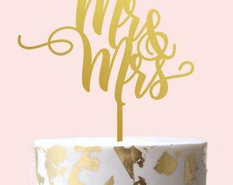 Mr and Mrs Cake Topper - Wedding Cake Topper