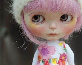 Custom Blythe Dolls For Sale by Ryan a OOAK Custom Blythe Art Doll by BeBe Blythe Co Authentic Lavender Hugs Blythe Doll Custom OOAK Blythe Doll Takara Blythe Custom