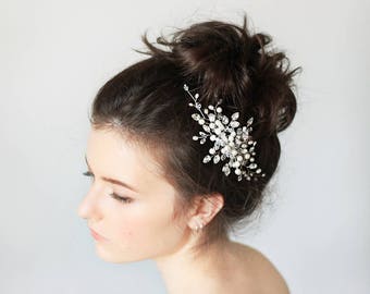 Bridal hair comb Bridal hair accessories Wedding hair comb Bridal Headpiece Bridal Hair Accessory Pearl Cristal hair comb Wedding jewelry