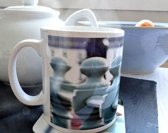 Seaside Railings #2 Ceramic Mug - Exclusive to Unloved Corners