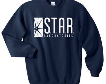STAR Laboratories sweatshirt - Team Flash - STAR Labs crewneck - Star lab hoodie - Star Labs sweatshirt - Star Labs hoodie