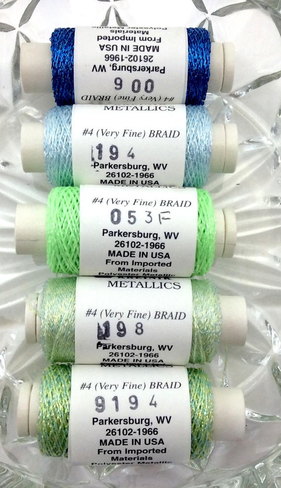 Kreinik Blending Filament 50M Metallic Thread For Sewing, 55-Yard, Star Yellow