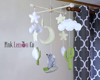 baby mobile, baby mobiles, baby mobile cactus, wolf baby mobile, baby mobiles tribal, baby mobile tribal,baby mobile desert