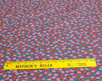 Karo-Pink and Red Cotton Fabric from Alexander Henry Fabrics