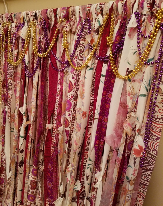 Bohemian Curtains Boho Door Curtain Shabby Chic Door Curtain